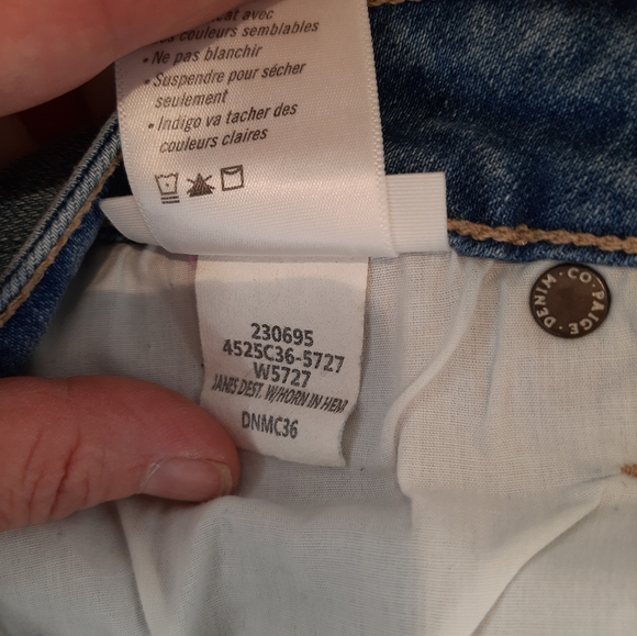 PAIGE Verdugo Crop Worn In Hem Janis Destructed Distressed, SZ 29 - Picture 16 of 16